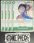 4x One Piece OP07-033 UC Monkey.D.Luffy - English - Regular - Playset - TCG-NM/M