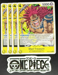 4x One Piece EB02-057 C Mad Treasure - English - Regular - Play Set - TCG - NM/M