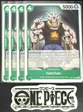 4 x One Piece OP11-034 C Hatchan - ENG - Regular - Playset - TCG - NM/M