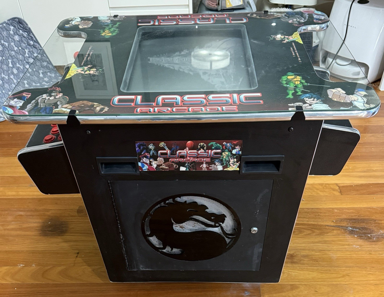 Double Dragon Arcade Cocktail Machine 1200 Games