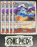 4 x One Piece ST10-005 C Jinbe - English - PRB02 Foil - Playset - NM/M