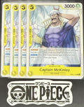 4x One Piece OP05-112 C Captain McKinley - ENG - Play Set - Regular - TCG - NM/M