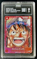 TAG 9 One Piece P-022 P - Monkey.D.Luffy - Alt Art - EN - Foil- Film Red Edition