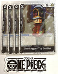 4x One Piece OP05-081 UC One-Legged Toy... - Flag Foil - English - Play Set NM/M
