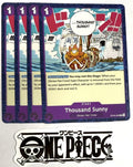 4x One Piece OP09-080 C Thousand Sunny - English - Playset - TCG - NM/M