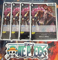 4x One Piece OP08-091 R Who's.Who - English - Playset - Foil - TCG - NM/M