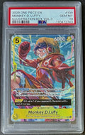 PSA 10 One Piece OP07-109 SR - Monkey.D.Luffy - EN - Foil-Illustration Box Vol.3