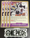 4x One Piece OP17-077 UC - Kundali Dragon Swarm - EN - Regular - Play Set - NM/M