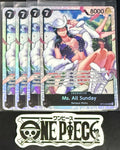 4x One Piece OP14-084 SR - Ms. All Sunday - EN - Foil - Play Set - NM/M