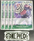 4 x One Piece ST16-003 C Charlotte Katakuri- English - PRB02 Foil - Playset-NM/M