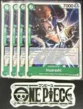 4 x One Piece OP12-022 C Inuarashi - ENG - Regular - Playset - NM/M