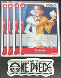 4x One Piece OP06-002 C - Inazuma - EN - Regular - Playset - NM/M