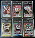 TAG 10 One Piece Base Shop Complete Set - All Six Slabs - Alt Art - JP - Promo