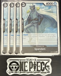 4x One Piece OP07-086 C Spandam - English - Regular - Play Set - NM/M