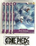 4x One Piece EB01-032 C Air Wolves - ENG - Regular - Play Set - TCG - NM/M