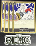 4x One Piece OP05-095 C Dragon Claw - ENG - Play Set - Regular - TCG - NM/M