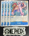 4x One Piece OP15-044 C - Koala - EN - Regular - Play Set - TCG - NM/M