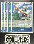 4x One Piece EB02-022 R Usopp - English - Foil - Play Set - TCG - NM/M
