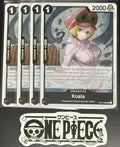 4 x One Piece OP12-086 R Koala - English - Foil - Playset - NM/M