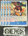 4x One Piece OP10-044 UC Cub - ENG - Regular - Playset - TCG - NM/M
