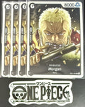 4 x One Piece OP11-094 C Morgan - ENG - Regular - Playset - TCG - NM/M