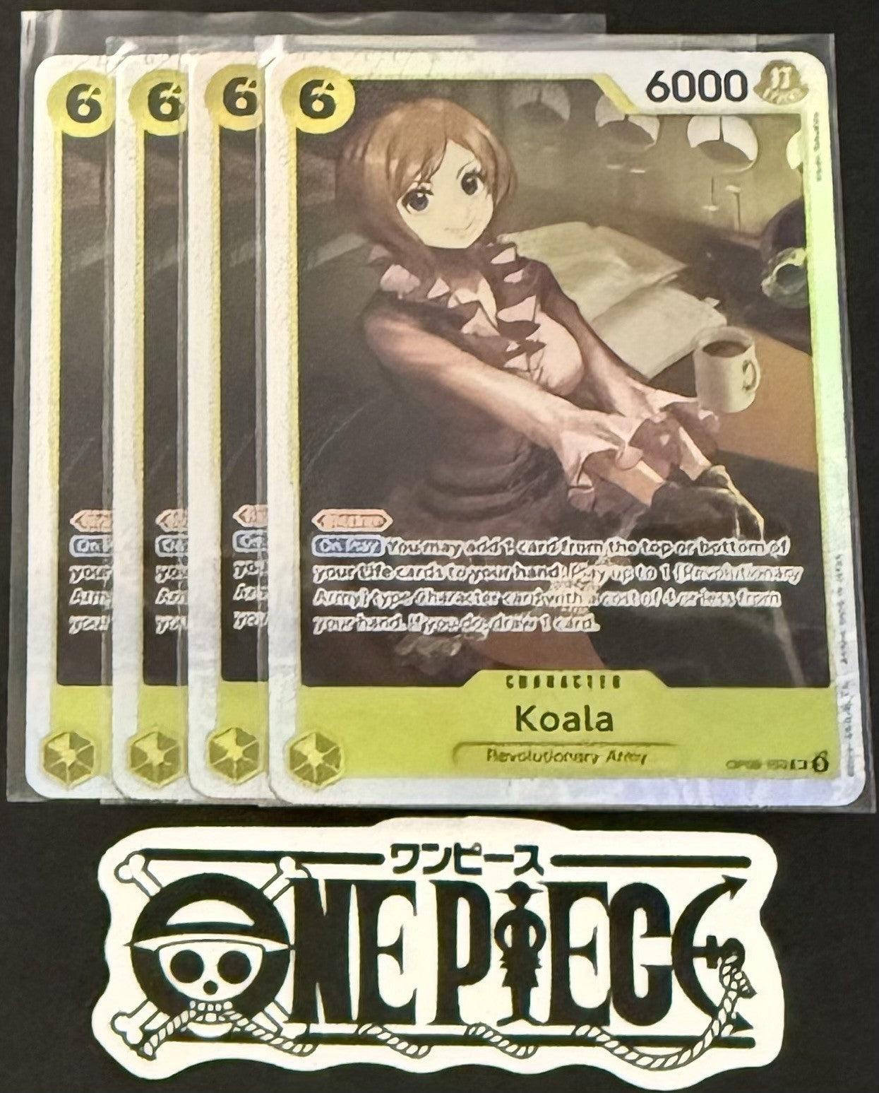 4x One Piece OP09-103 SR - Koala - EN - Foil - Playset - TCG - NM/M