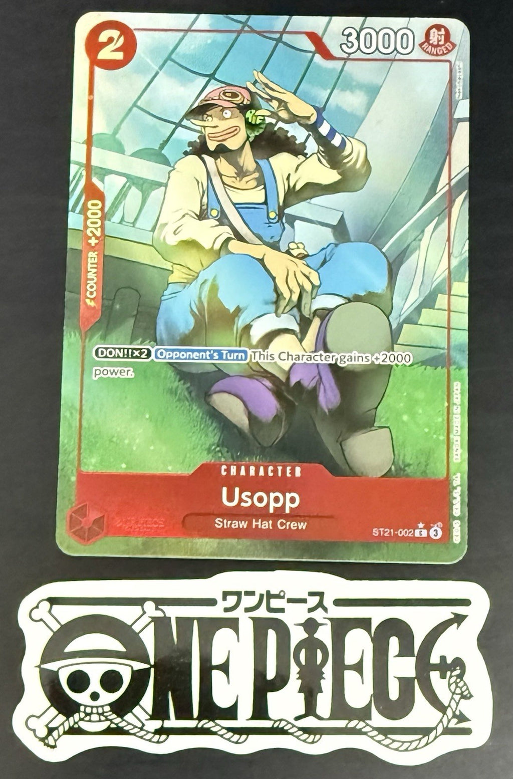 One Piece ST21-002 C* Usopp Alt Art - ENG - Foil - TCG - NM/M