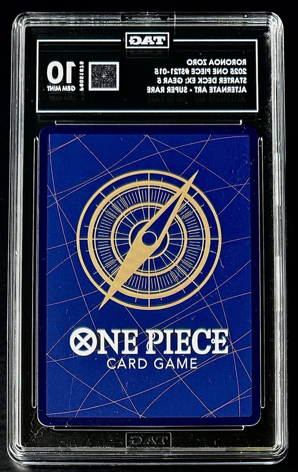 TAG 10 One Piece ST21-015 SR* - Roronoa Zoro - Alt Art - EN - Foil - EX Gear 5