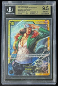 BGS 9.5 One Piece OP02-121 SEC Kuzan - English - Foil - PRB01 - Graded