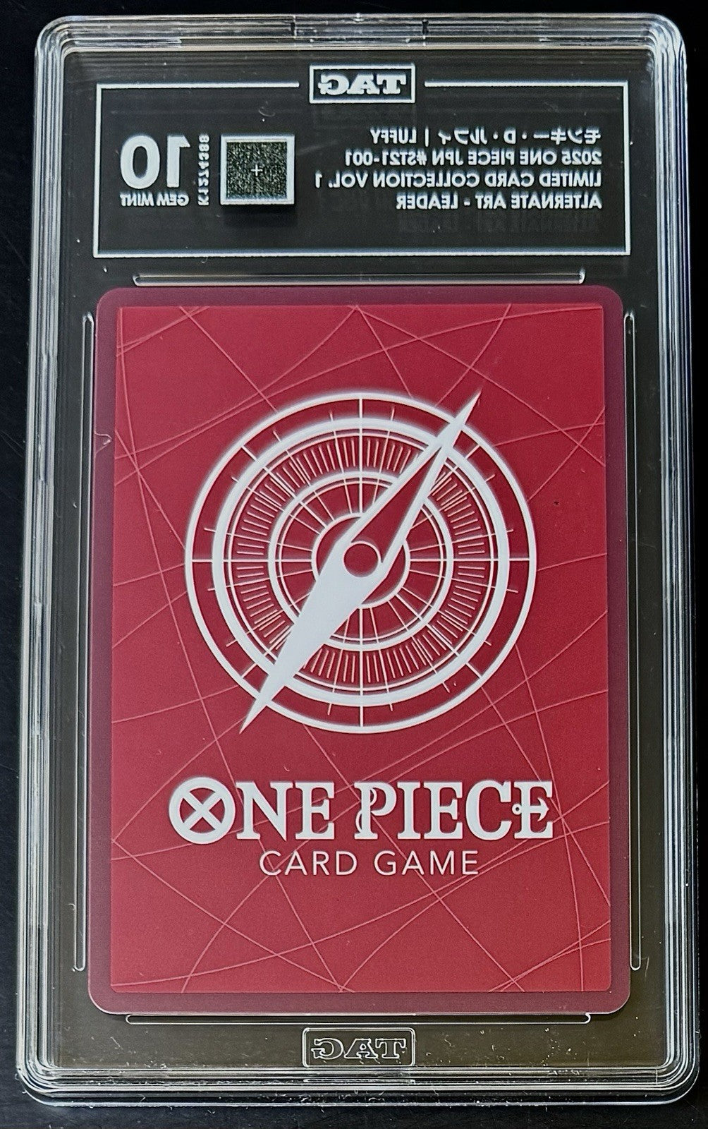 TAG 10 One Piece Base Shop ST21-001 L - Monkey.D.Luffy - Alt Art - JP - Promo
