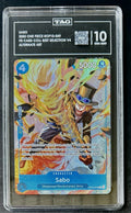 TAG 10 One Piece OP10-049 R Sabo - Alt Art - EN - Foil - Best Vol.4 - Graded