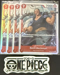4x One Piece OP09-009 SR - Benn.Beckman - EN - Foil - Playset - TCG - NM/M