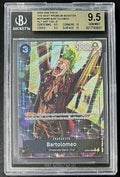 BGS 9.5 One Piece OP04-089 R* Bartolomeo Alt Art Foil - English - PRB01 - Graded