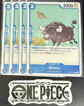 4x One Piece OP10-043 C Moocy - ENG - Regular - Playset - TCG - NM/M