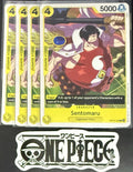 4 x One Piece OP12-104 C Sentomaru - ENG - Regular - Playset - NM/M
