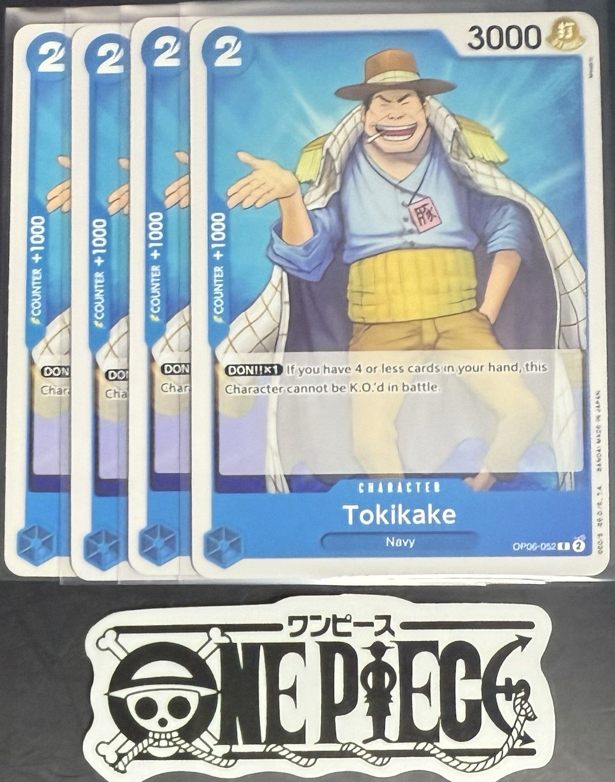 4x One Piece OP06-052 C Tokikake - English - Regular - Playset - NM/M