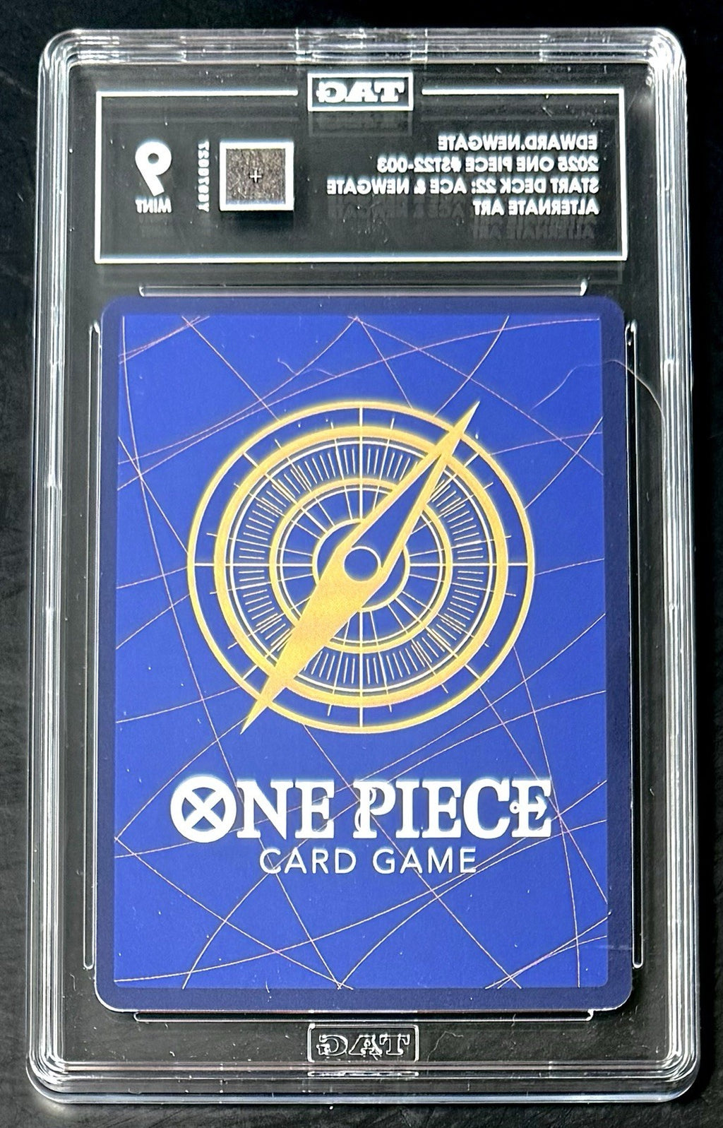 TAG 9 One Piece ST22-003 C* Edward.Newgate - EN - Foil - Ace & Newgate - Graded