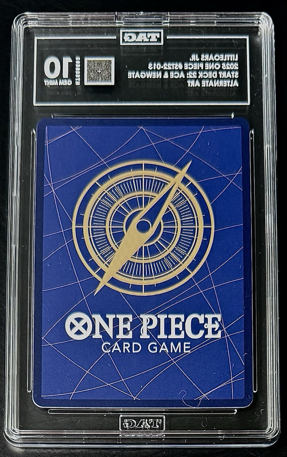 TAG 10 One Piece ST22-013 C* LittlerOars Jr.- EN - Foil - Ace & Newgate - Graded