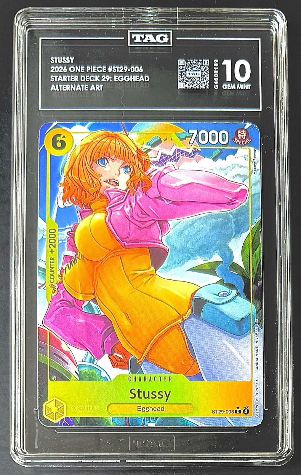 TAG 10 One Piece ST29-006 C* - Stussy - Alt Art - EN - Foil - Egghead