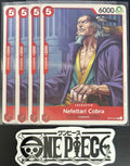 4x One Piece OP13-011 UC Nefeltari Cobra - ENG - Regular - Playset - TCG - NM/M