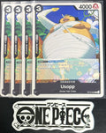 4x One Piece ST14-002 C Usopp - ENG - Regular - Playset - TCG - NM/M