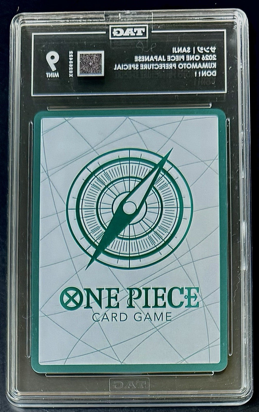 TAG 9 One Piece Don Card - Sanji - JP - Kumamoto Prefecture Special Don!!