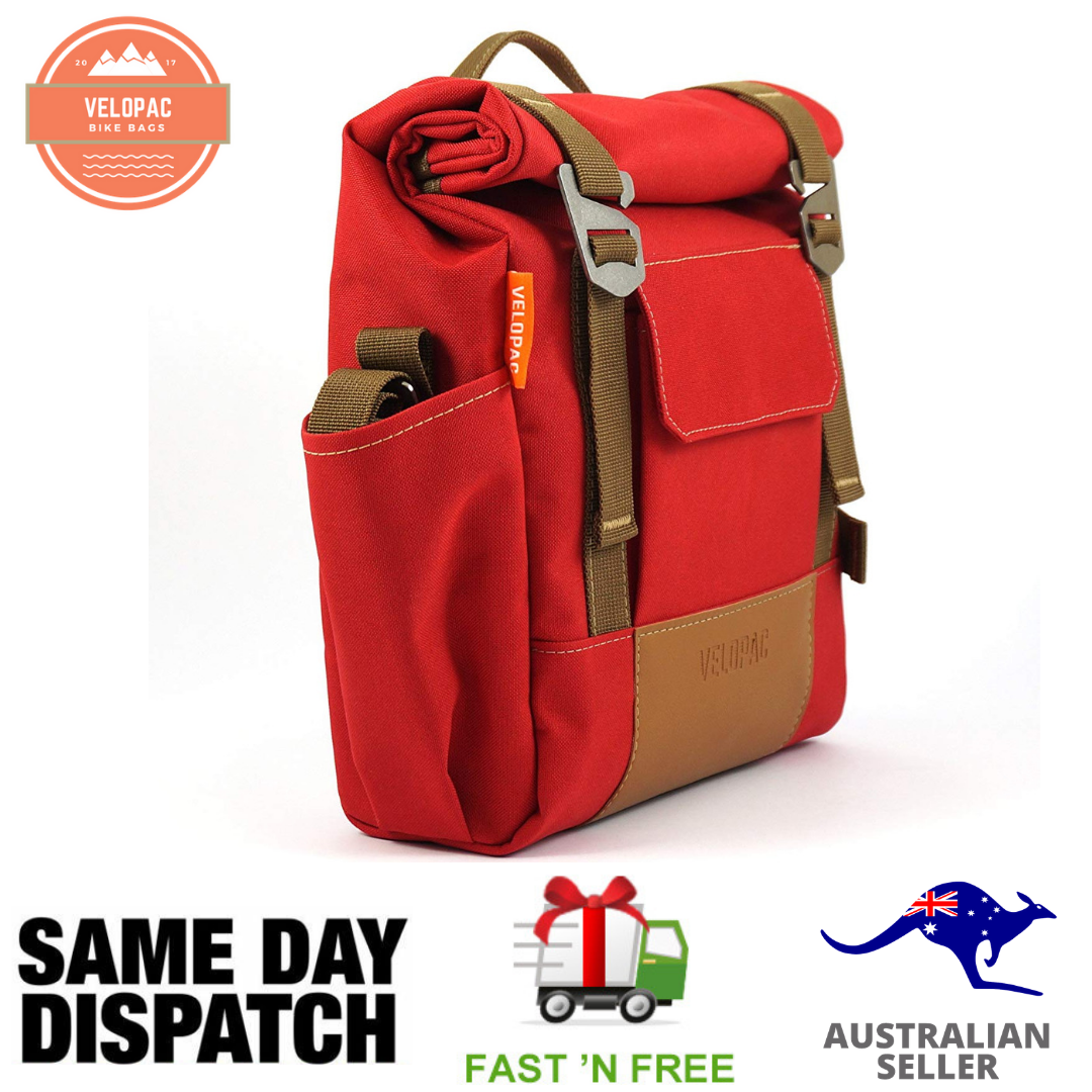 VELOPAC Pannier Bicycle - Bike - Bag - for Frame - Shoulder Bag 6L - ECO BAG