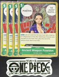 4 x One Piece OP11-037 UC - Ancient Weapon..- EN - Regular - Playset - TCG -NM/M