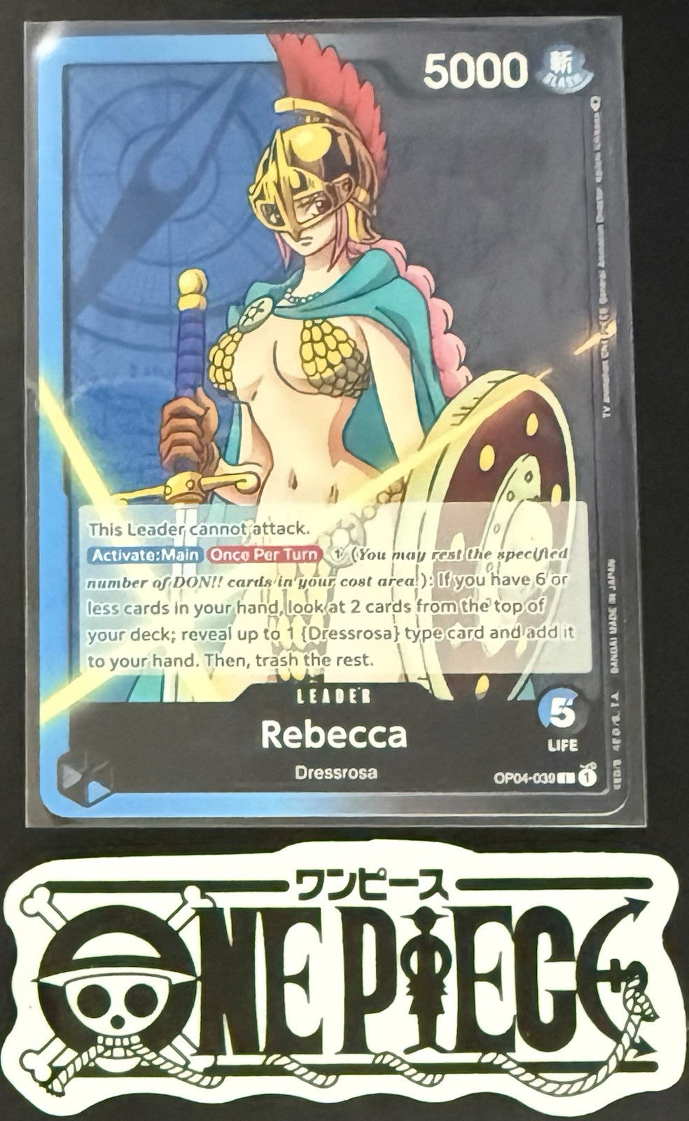 One Piece OP04-039 L Rebecca - ENG - Regular - Play Set - NM/M