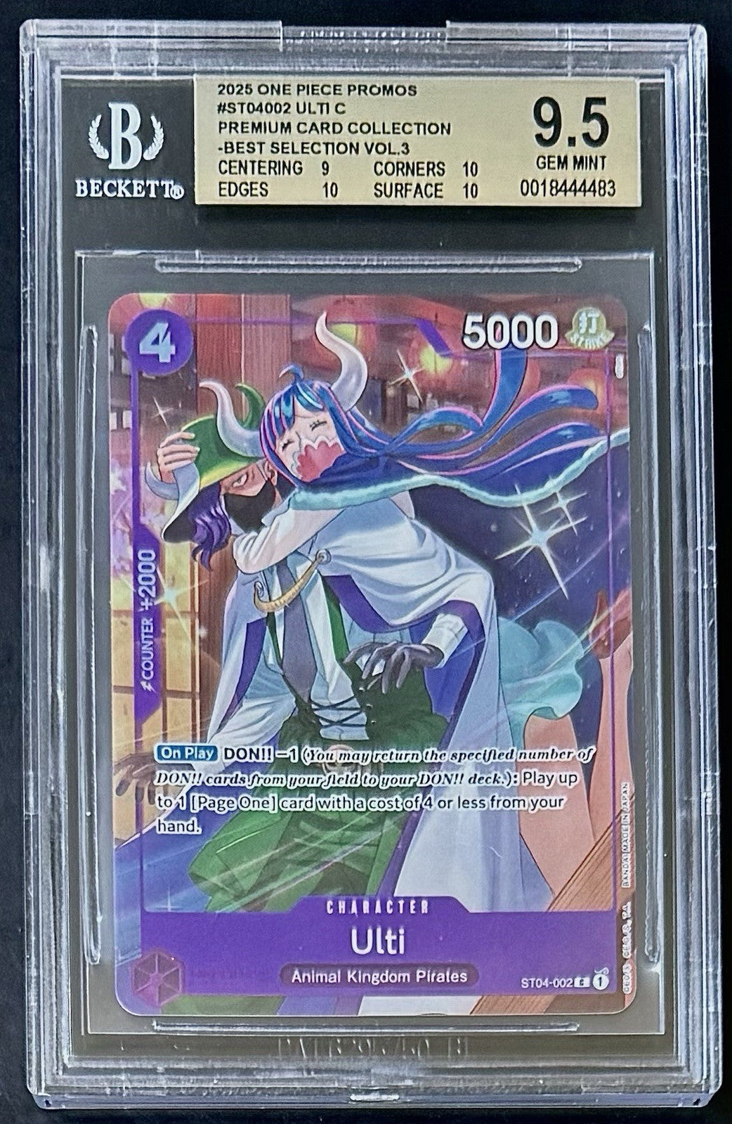 BGS 9.5 One Piece ST04-002 C - Ulti - EN - Foil - Best Selection Vol.3