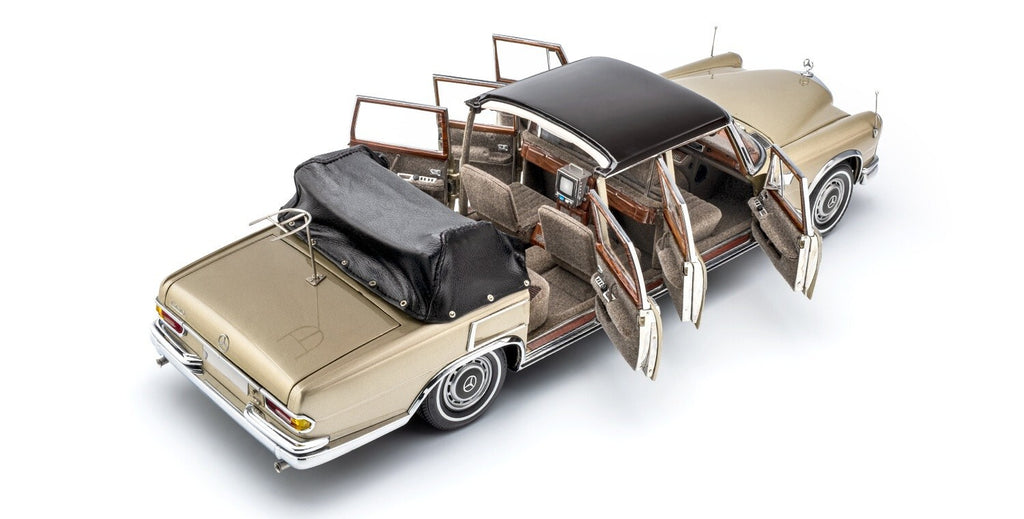 CMC M-217 Mercedes-Benz 600 Pullman Limousine Landaulet Two-tone, 1:18 LE 800