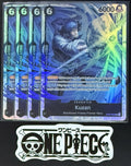 4x One Piece ST27-003 SR Kuzan - English - Foil - Playset - TCG - NM/M