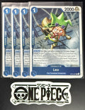 4x One Piece OP10-057 R Leo - English - Foil - Playset - TCG - NM/M