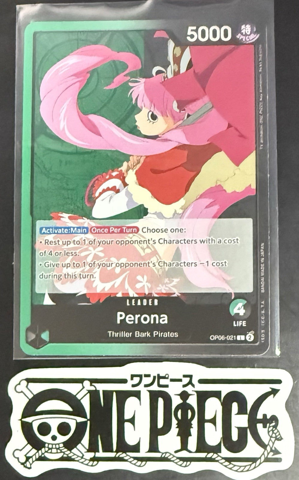 One Piece OP06-021 L - Perona - ENG - Regular - TCG - NM/M